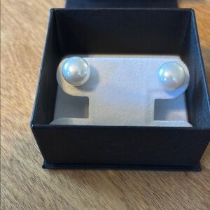 Elegant Pearl Stud Earrings